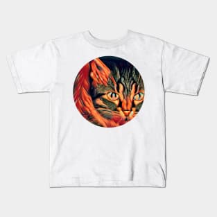 Fun floppy cat Kids T-Shirt